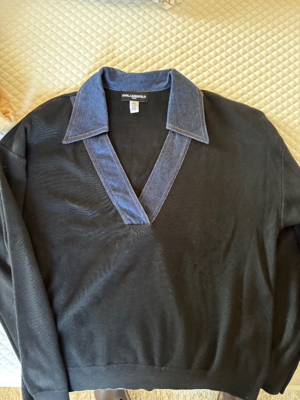 Karl Lagerfeld Deep V Sweatshirt